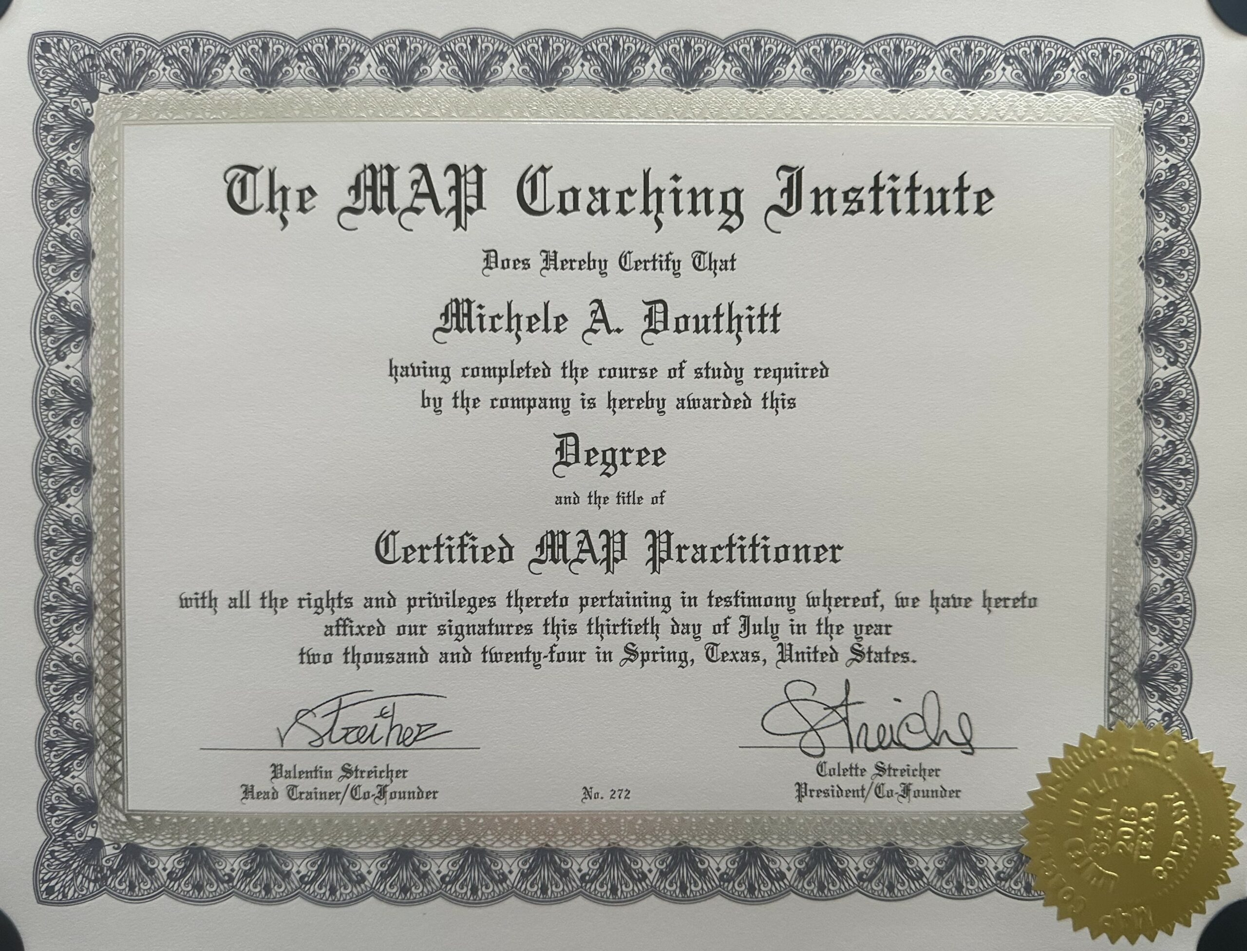 Map Certification